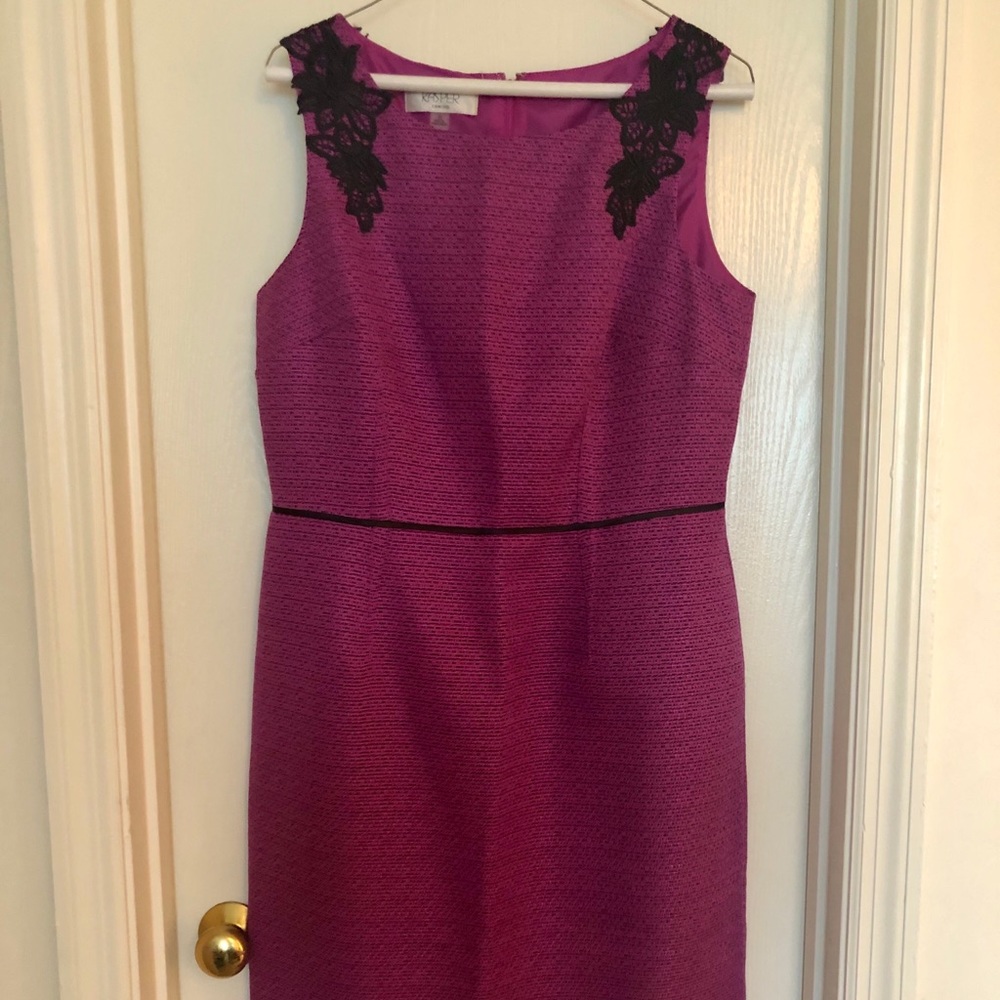 NWOT Kasper Sheath Midi Dress